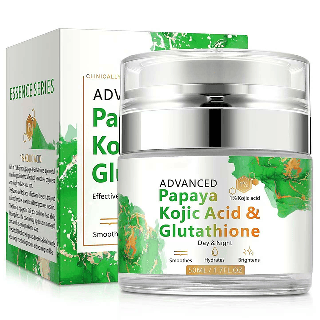 Crema Hidratante Orgánica Papaína Glutatión Crema facial rep