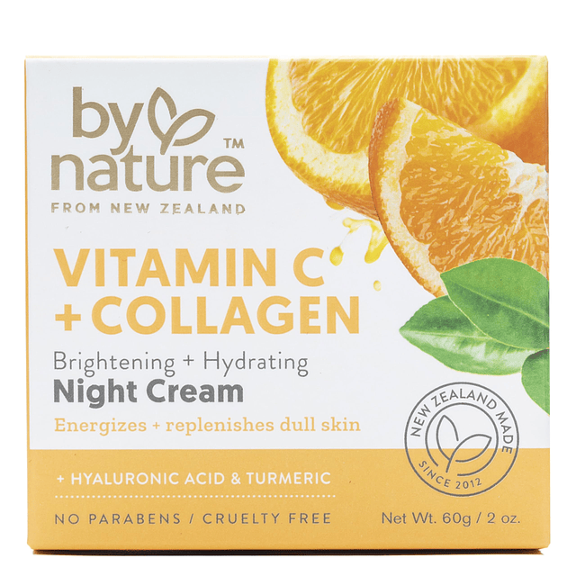 Vitamina C + Colágeno Iluminador + Crema de Noche Hidratante