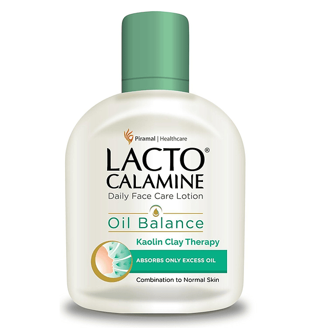 Loción hidratante facial de lactocalamina para pieles normal