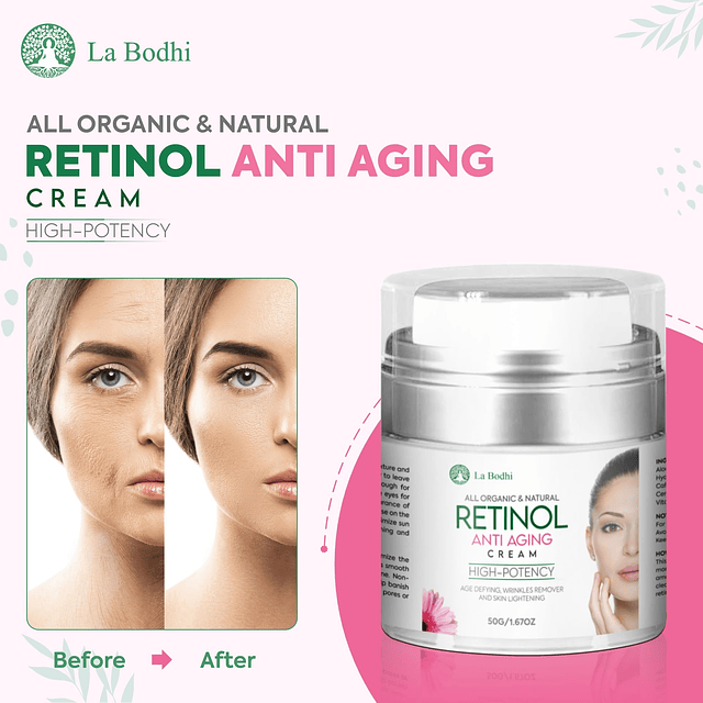 Renew Age Retinol crema para rostro, hidratante para piel an