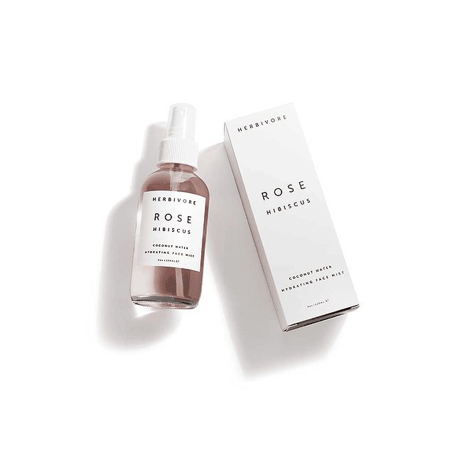 Rose Hibiscus Coconut Water Hidratante Face Mist - Brillo na