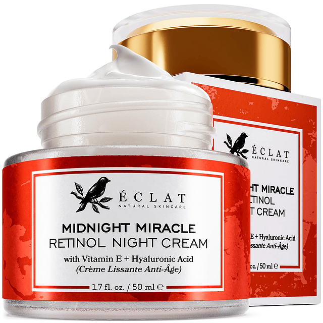 Crema de noche con retinol - 2,5% de retinol con 2,5% de áci