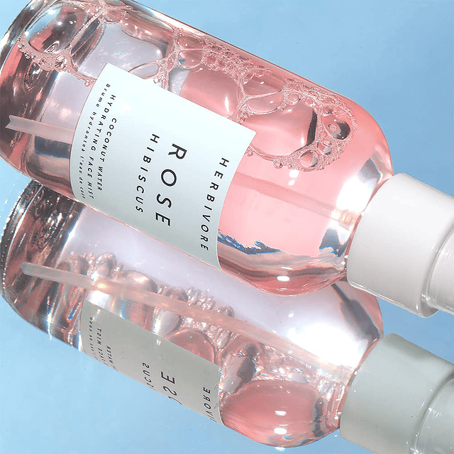 Rose Hibiscus Coconut Water Hidratante Face Mist - Brillo na