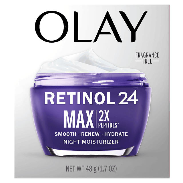 Retinol 24 Max Moisturizer, Crema facial hidratante de noche