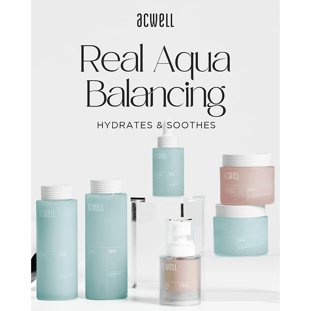 Crema equilibrante Real Aqua 1.69 fl.oz. - Crema facial hidr