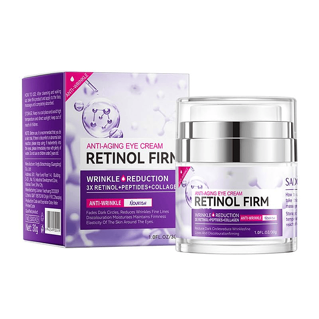 Crema genérica de retinol para rostro, crema facial antienve