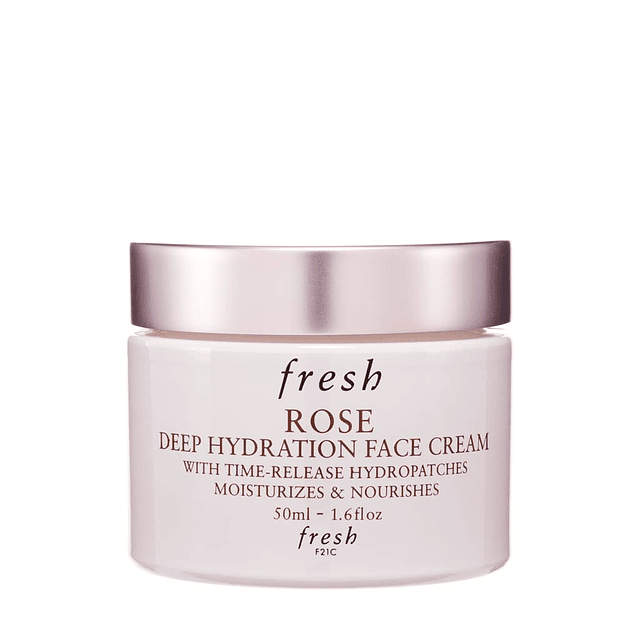 Crema facial de hidratación profunda Rose - tipos de piel no