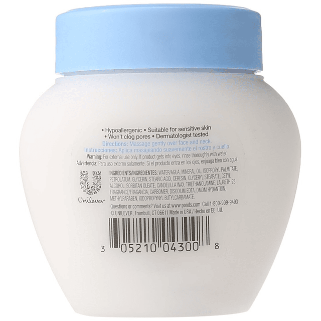 Crema para piel seca , 3.9 oz (paquete de 3)