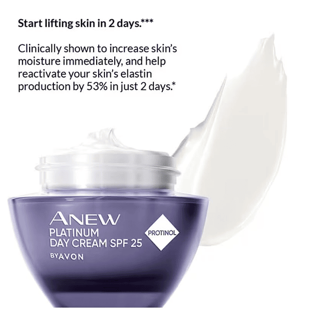 Paquete de 2 crema hidratante de día Anew Platinum SPF25 50