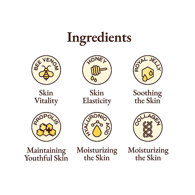 Crema multisolución de veneno de abeja de miel - Hidratante