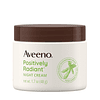 Crema de noche hidratante positivamente radiante para rostro