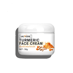 Crema facial de cúrcuma, crema antienvejecimiento, crema rep