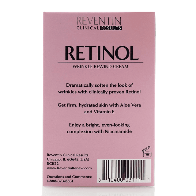 Reventin Retinol Crema facial antiarrugas, loción facial ant