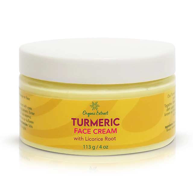 Crema facial iluminadora de cúrcuma - 4 fl oz / 113 g - Crem