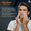 Night Boost Crema de noche para hombre Retinol, vitamina C,