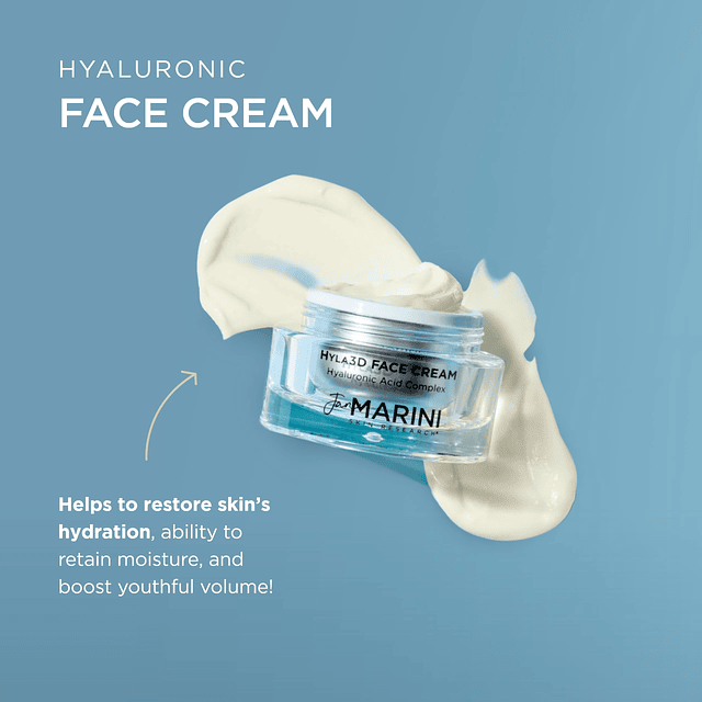 Hyla3D® Crema facial - Complejo de ácido hialurónico - 1 oz