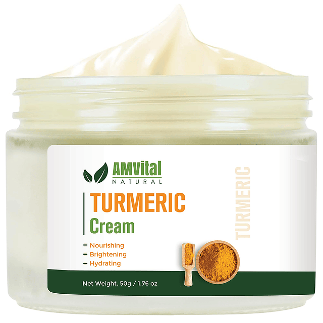 Crema de Cúrcuma - Una Crema Hidratante de Cúrcuma Natural p