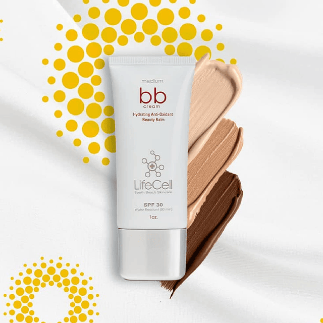 Crema BB hidratante antioxidante SPF 30 teñida antienvejecim