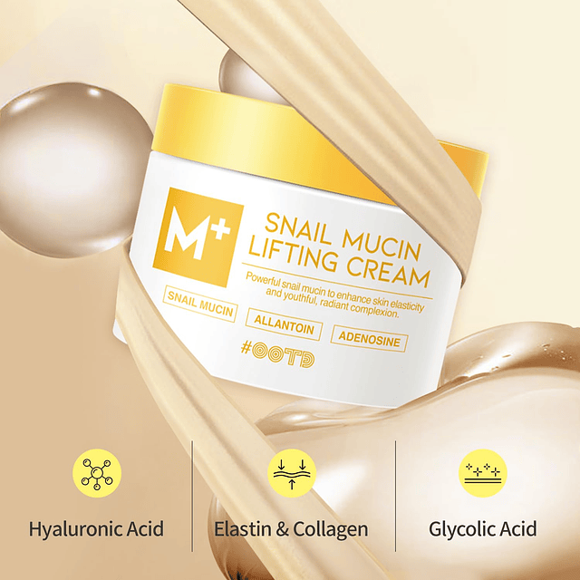 Crema hidratante de mucina de caracol para rostro, crema rea