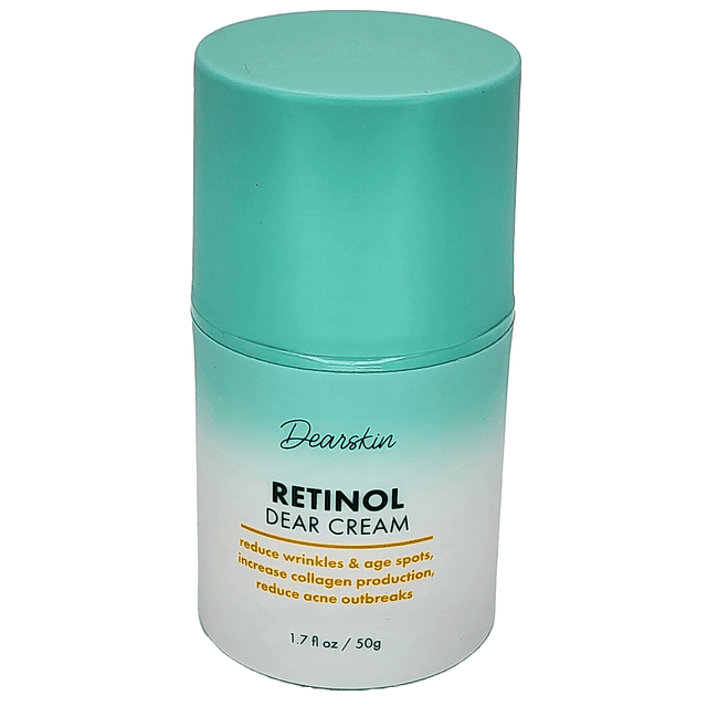 Crema de retinol para rostro, humectante antienvejecimiento,