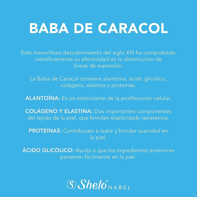 Baba de Caracol - Crema Hidratante Facial Crema de Caracol