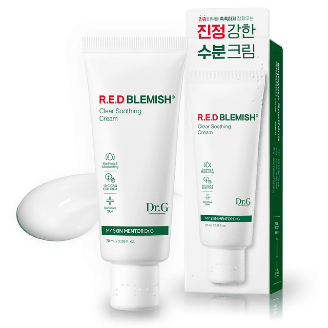 RED Blemish Clear Soothing Cream, 70 ml - Crema de recuperac