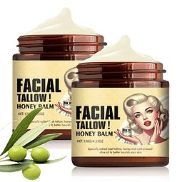 Bálsamo de miel y sebo de ternera batido, crema facial con a