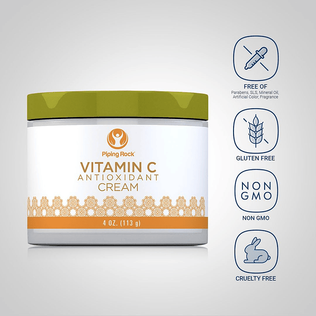 Crema de vitamina C | 4 onzas | Enmascarador de manchas oscu