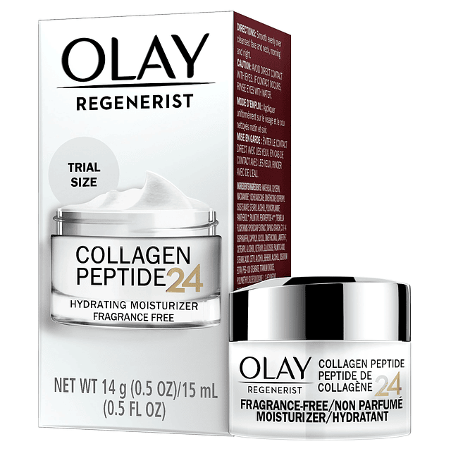 Regenerist Collagen Peptide 24 humectante facial, tamaño de