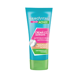 GEROVITAL STOP ACNE Crema CC Matificante para Pieles con Ten