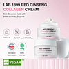 LAB 1899 Crema facial de colágeno vegano con ginseng rojo -