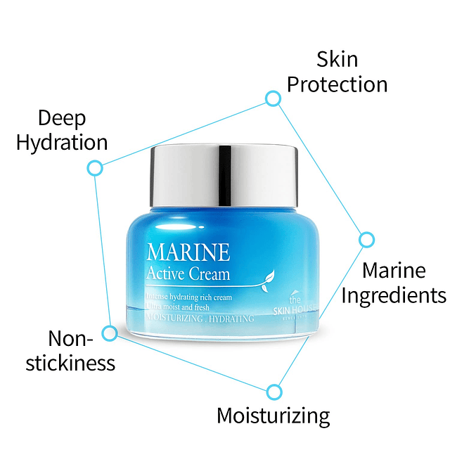 THE SKIN HOUSE Marine Active Cream 1.69 fl.oz Hidratación pr