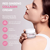 LAB 1899 Crema facial de colágeno vegano con ginseng rojo -