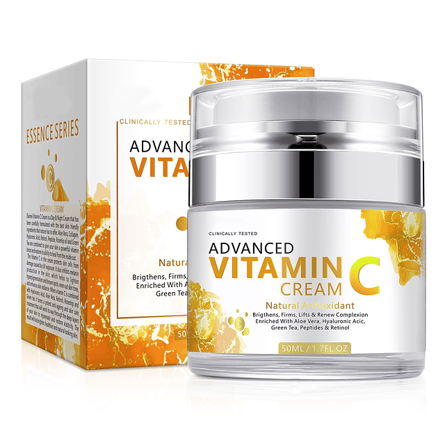 Crema de vitamina C, crema facial de vitamina C con nicotina