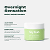 - Crema hidratante facial nocturna de cáñamo Overnight Sensa