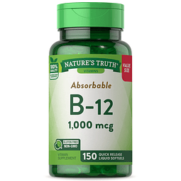 La verdad de la naturaleza Vitamina B12 | 1000 mcg | 150 cáp