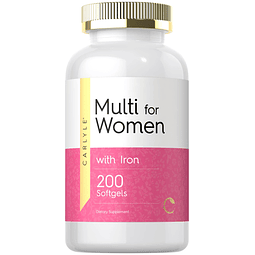 multivitamínico para mujeres | 200 cápsulas blandas | con Hi