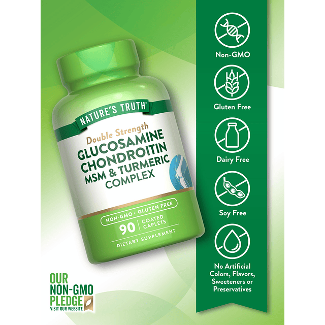 Complejo de glucosamina, condroitina y MSM de | 90 comprimid