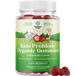 Gomitas probióticas orgánicas USDA para niños Vitamina gomos