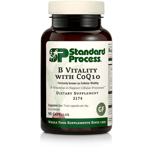 Standard Process B Vitality con CoQ10 Apoya los procesos cel