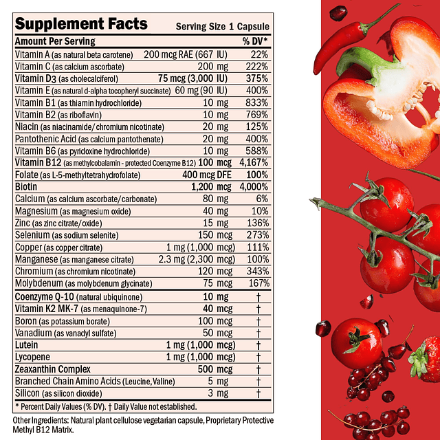 Essential-1 Multivitamina 3000 UI Vitamina D3 360 cápsulas p