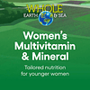 Whole Earth & Sea Multivitamínico y mineral para mujeres, su