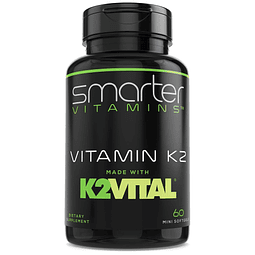 Vitamina K2 MK7 más inteligente, 100 mcg, elaborada con K2VI