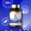 Complejo de vitamina B más vitamina C | 250 comprimidos | Su