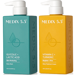 MEDIX 5.5 Exfoliante AHA Ácido glicólico Limpiador facial y