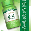 Suplemento vitamínico B12 | 1000 mcg | 75 tabletas de libera