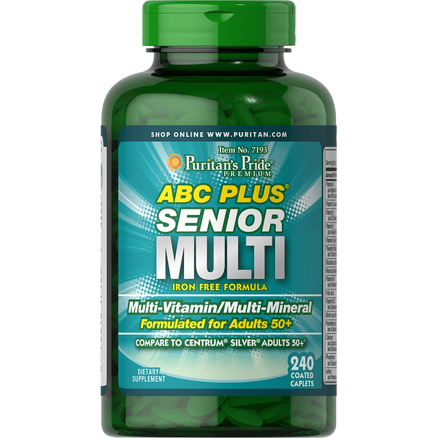 Abc Plus Senior Multivitamina Fórmula Multimineral Cápsulas,