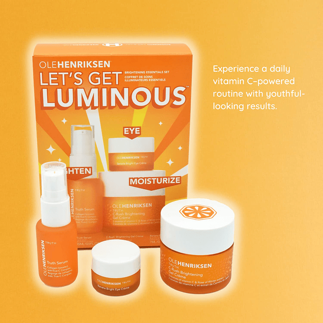 Let's Get Luminous Brightening Vitamina C Essentials Set