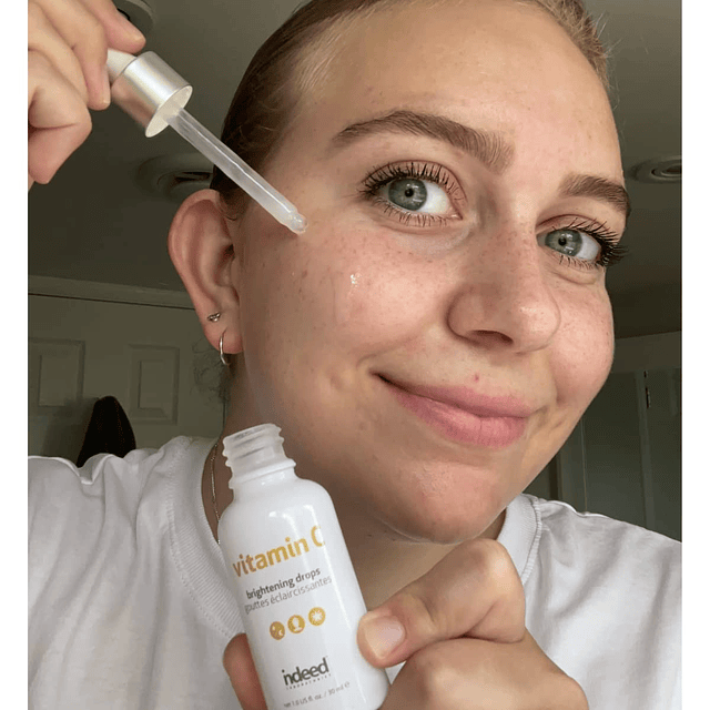 INDEED LABS Gotas iluminadoras de vitamina C Suero facial li