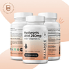 Suplementos de ácido hialurónico puro 250 mg con vitamina C